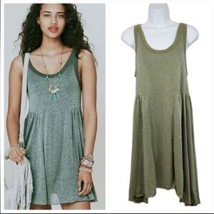 Free People FP Beach Cruise Town Olive Metallic Sparkle
Dress Size Small